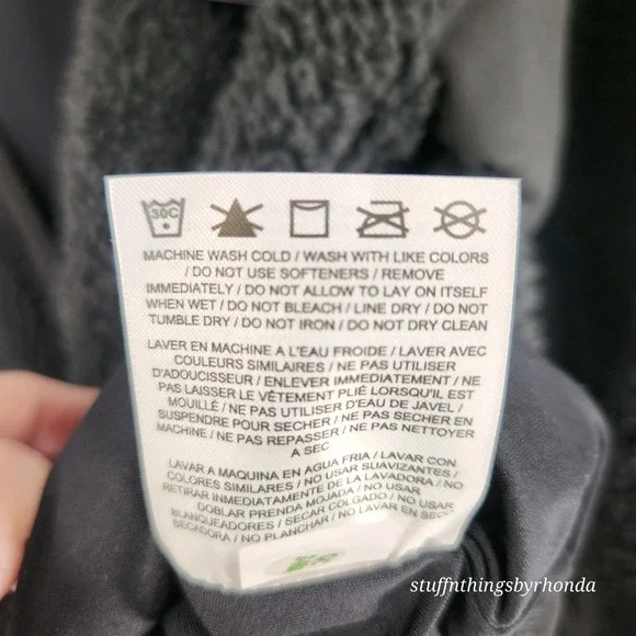 NWT Nike Women's Long Sleeve Sherpa Training Wrap Jacket Top 929839 081 Black - Picture 7 of 9